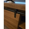 Image 2 : Lovely Wooden TV Stand By: Sauder w/ Sliding Front Doors  - 59W, 18D, 25T (TV NOT Included) 