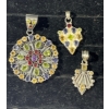 Image 1 : Collection of Multi Coloured Stone Pendants