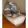 Image 4 : LLADRO 'Fishing with Gramps' Large Porcelain Sculpture -  16W, 7D, 8T