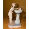 Image 2 : Lladro Figurines: At Sink 4 W, 4.5 D, 7.5 T , w/ Tummy Showing 8.5 T
