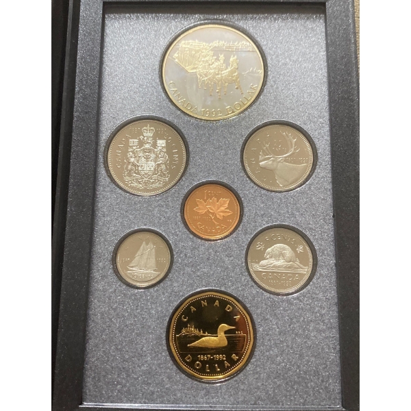 1992 Canadian 7-Piece Specimen Coin Set