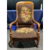 Image 1 : Victorian Floral Armchair - 24Wx30Dx40H, seat height 12H