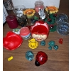 Image 1 : Home Decorative Items Incl. Candles, Stone Turtle Family (Baby head broken off) & More! 