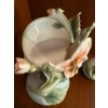 Image 5 : Luxury Franz Bee & Apple Blossom PZ00445  Porcelain Candle Holder, Shakers and Oriental Teapot