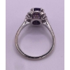 Image 2 : One Ladies Synthetic Gemstone Ring 10K WG, Weighs 4.3g 