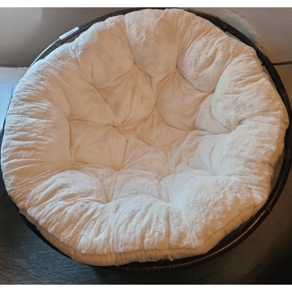 Papasan Basket Chair 45" Diameter w, 24 h When Basket Flat
