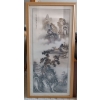 Image 1 : Beautiful Japanese Hanging Scroll Art - 21x43