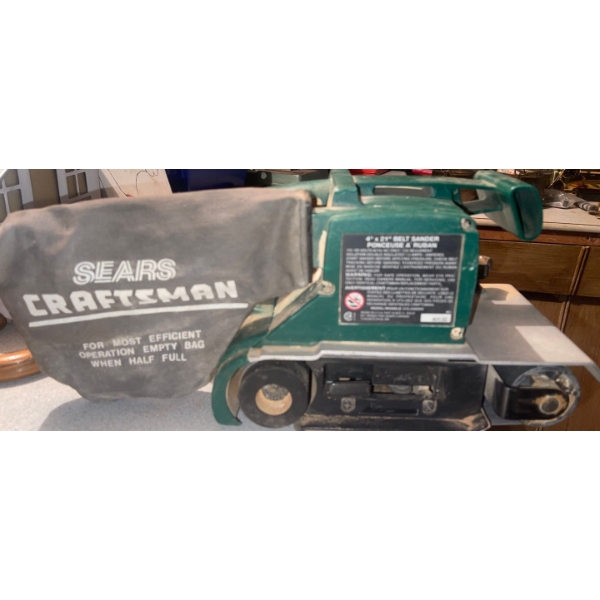 Craftsmans 4"x2.5" Bench Grinder w/ Dust Bag