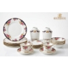 Image 2 :  Vintage Royal Albert Bone China Tea And Dinnerware Set In The "Concerto" Pattern, ,Made In England.