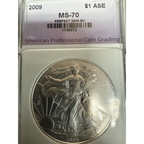 2009 American Silver Eagle MS-70 GEM BU