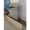 Image 1 : wire metal rack height 48 inches long width 30 inches long depth 15 inches
One the whole shelf