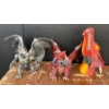 Image 1 : Dungeons & Dragons Figures, Pair of Dragons & Dragon Figure (Some Damage) 