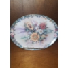 Image 6 : Trio of  Bradford Exchange Floral Plates from Lina Liu.  Candle Holders, Resin Statue 13 h