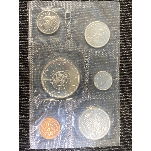 1964 Canadian Silver Uncirculated Coin Set