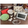 Image 4 : Punch bowl little cow creamer Tupperware jelly mold electronic photo frame small glass candy bowl