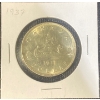 Image 1 : 1937 Canadian Dollar 80% Silver 23.33 Grams 