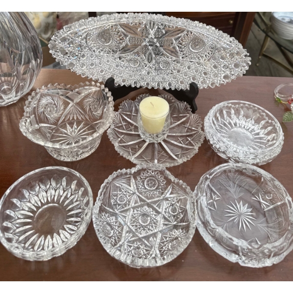 Crystal Collection Bowls Candy Dishes Serving ware 