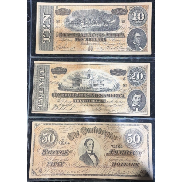 Confederate States of America Bills