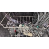 Image 3 : Electronic Devices with Assorted Cables, Including HP Printer, Canon Printer, and Bose Sound Systems