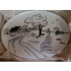 Image 2 : Pair of Decorative Plates w/ Barns 13 X 10