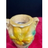 Image 3 : Chalk Vase with Yellow Flowers 7.5H