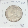 Image 3 : 1918 Canadian 50 Cent Coin 92.5% Silver 11.62 Grams