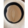 Image 5 : Two Men's Hats: Panama Straw Hat with Black Band and Cotton Safari Hat with Leather Band