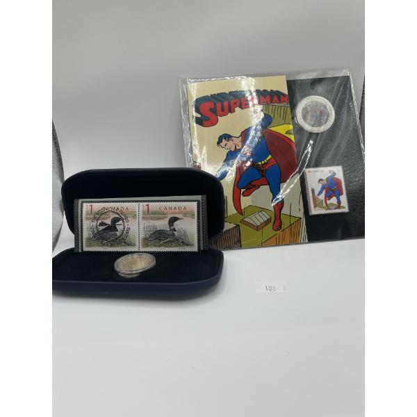 Coin and Stamp Sets-2013  50 Cent/2000 Loonie 