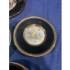 Image 10 : Art of Chokin Collectors Vase and Plates, 24K Gold Rim