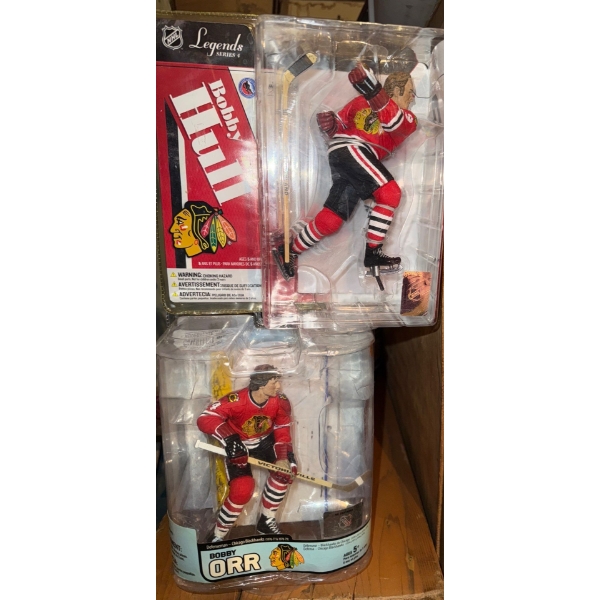McFarlane NHL Sportspick Legends Bobby Hull & Bobby Orr Action Figures