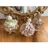 Image 3 : Ornate Oblong Gold Gilt Wall Mirror w/ Assorted Decorative Collectives 6T