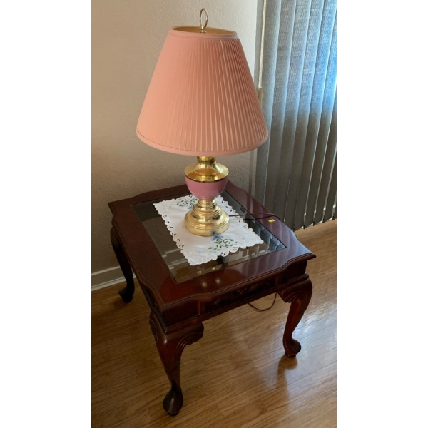 Table and Lamp (28W, 23D, 23T) 