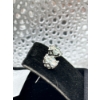 Image 2 : 2ct Round Moissanite in Filagree Basket Heads in 925 Silver Earrings