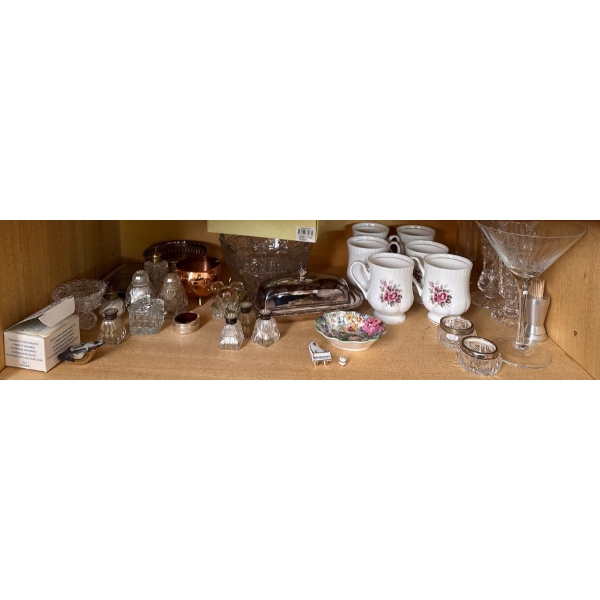 Home Extravagance - Crown Ceramic Bone China Cups, Limoges Minis, Swarovski Minis, Crystal and More