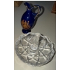 Image 5 : Vintage Hat w/ Blue Toole & Bead Detail w/ Hoselton Bird Figure Royal Worchestor Dish & More