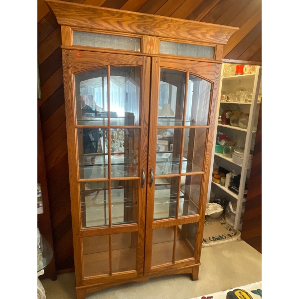 Wooden Hutch 78" High x 40 Wide x 13" Deep
