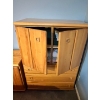 Image 3 : Teak dresser, and wardrobe, both in great shape dresser 65”L 64”height with mirror 18 death, Wardrob