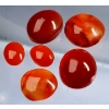 Image 1 : Carnelian Set (20.8 ct total, largest 12×10 mm)
