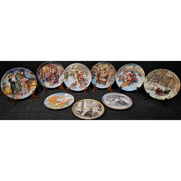 Stewart Sherwood A Victorian Christmas Collector Plate Set