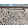 Image 2 : Outdoor Rectangular Patio Table 60 W, 38 D, 26 T