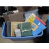 Image 1 : Mystery Scrapbooker's Collection - Albums, Supplies,DIY Scrapbook Kits & More in Blue Storage Bin