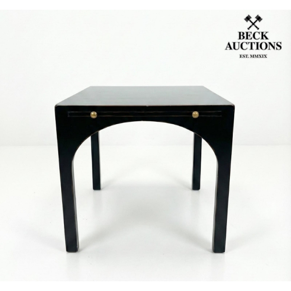 black acacia wood nightstand