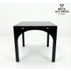 Image 1 : black acacia wood nightstand