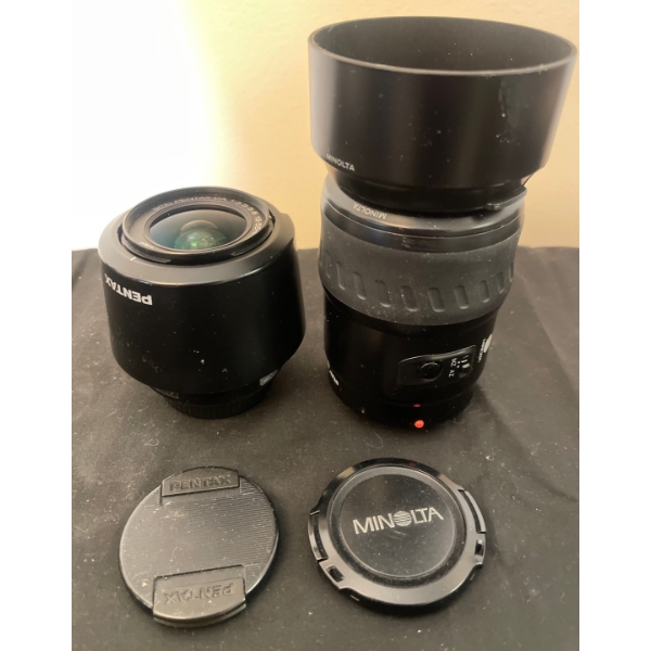 MINOLTA Zoom xi 1.5/4.9 ft MACRO 22208569 AF 100-300 w/ PENTAX  Mo.5520272