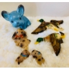 Image 1 : Vintage Ceramic Bull Dog Chalk Wear Plaques, Including Dog Group and Flying Ducks