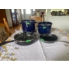 Image 1 : Enamel Stock Pots (2)m Large Skillet with Lid (non Stick), Non Stick Pan