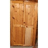 Wood Clothing & Storage Cabinet 46 w, 25 d, 76 h.  Incl Quilts, Blankets, Pillows & Sheets