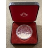 Image 1 : 1980 Canadian Silver Dollar Commemorative Coin in Original Case