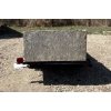 Image 2 : Wooden Utility Trailer with Bonus Lights - Measured in Description