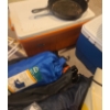 Image 6 : Coolers, Sleeping Bags, Folding Chairs, Mats, Tarps Backpack, Cast Iron Frying Pan & Eureka Tent